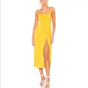 Capulet Janette yellow midi dress